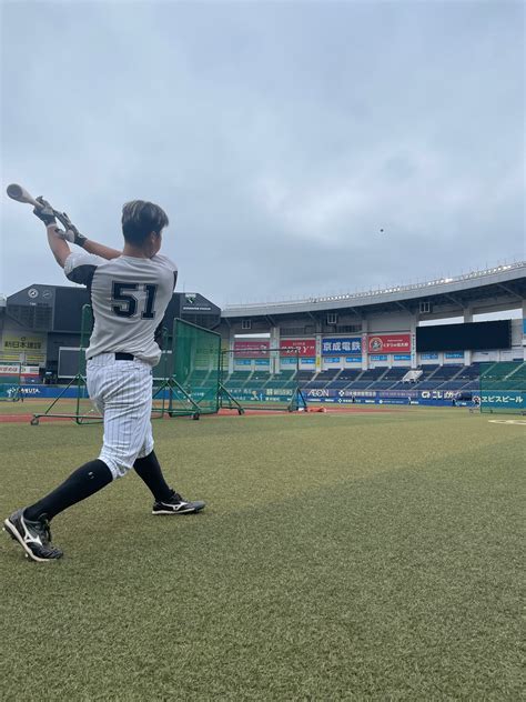 千葉ロッテマリーンズ 広報室 On Twitter ロングティー中の 山口航輝 選手！昨日も安打を放ち打撃好調です！ 今日はどんな打撃を