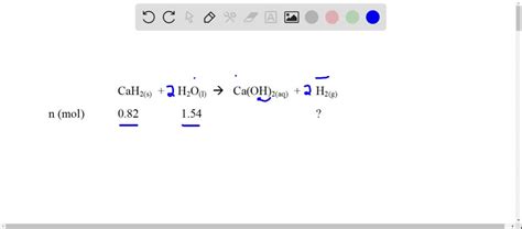 SOLVED:The reaction of calcium hydride and water produces calcium hydroxide and hydrogen as ...