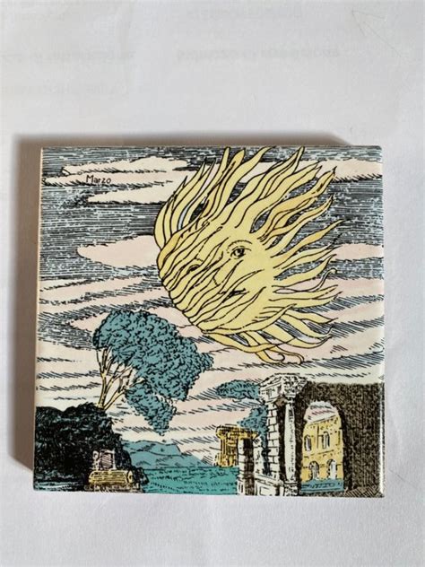 Piero Fornasetti Bardelli Tile Sole E Luna Catawiki