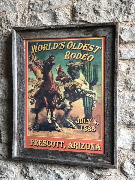 Vintage Rodeo Poster Blue Star Trading