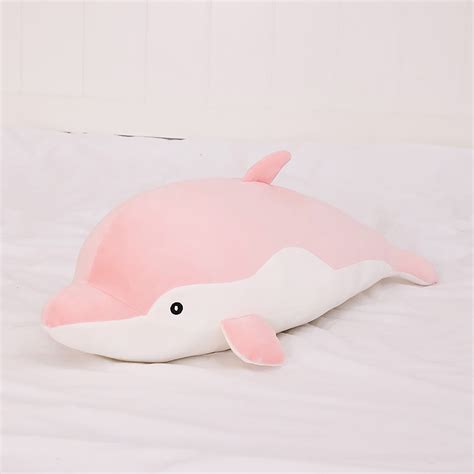 Sdjma Dolphin Plush Hugging Pillow Soft Large Dolphins Stuffed Animal