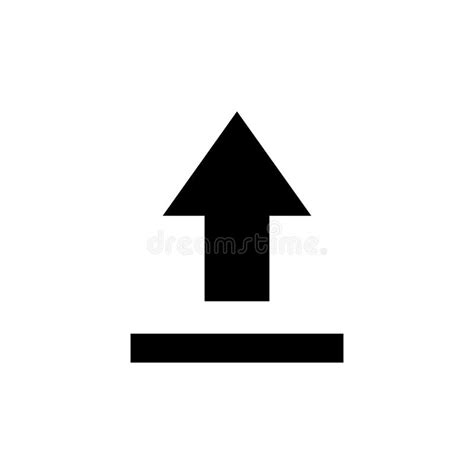 Upload Icon Load Data Symbol Stock Vector Illustration Of