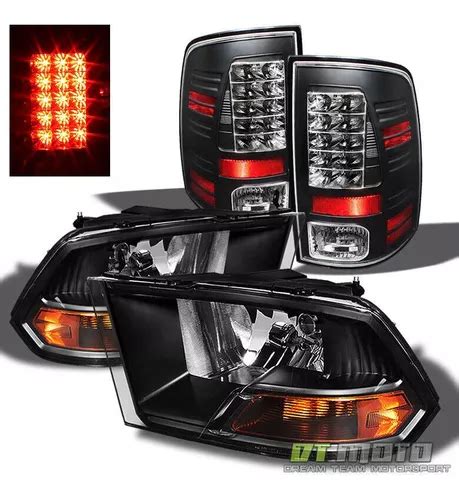 Par Faros Negro Interior Led Ram Sxt L Meses Sin Inter S