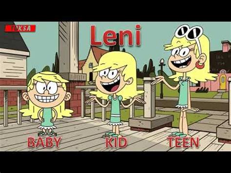 Loud House Grown Up Evolution Lincoln Lori Leni Luna Luan Lisa Lily