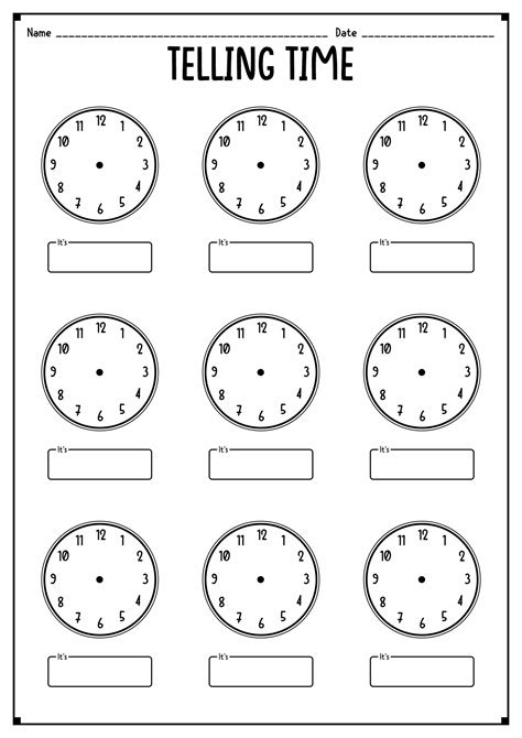 Blank Clock Face Worksheets To Print 101 Activity | Porn Sex Picture