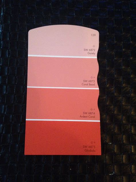 Coral color palette