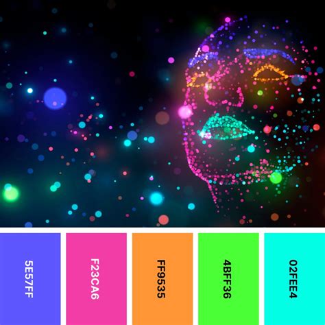 Neon Color Palette Illustrator