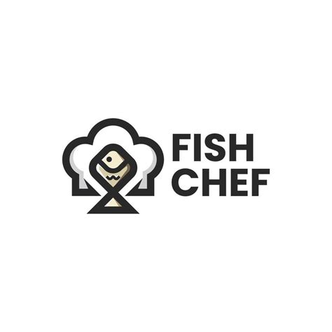 Fish Chef Logo Design 49558185 Vector Art At Vecteezy