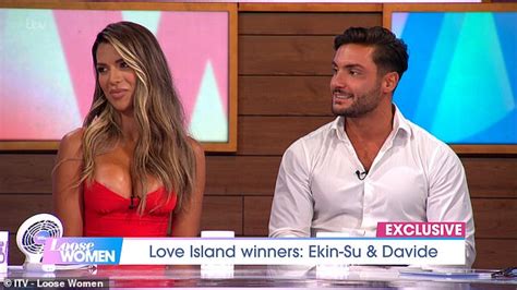 Love Island S Ekin Su Culculoglu Suffers Nipslip On Loose Women Daily