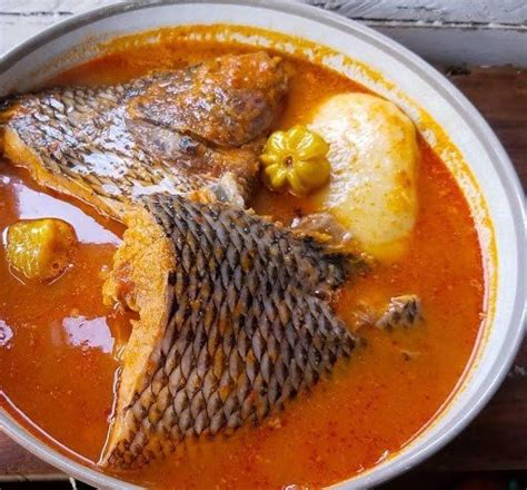 Banku with fresh tilapia soup – Aflaomarket