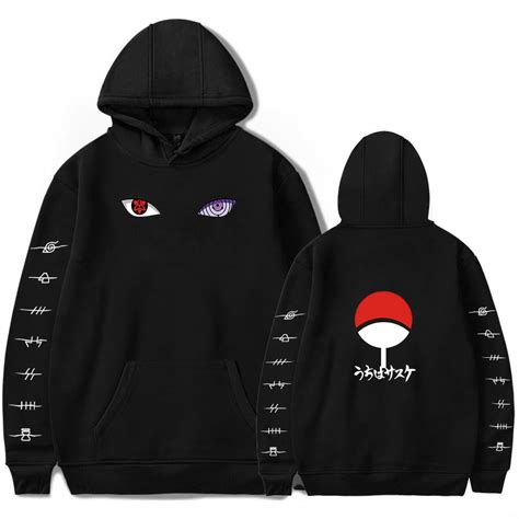 Sudadera Ojos De Sasuke Uchiha Con Doble Estampado Polarischile