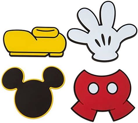 Mickey Mouse Body Parts Clipart Images