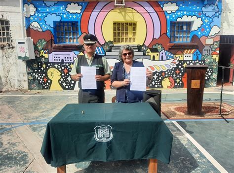 Andes on line Inauguran mural en el centro de educación y trabajo de