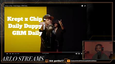 Krept X Chip Daily Duppy Grm Daily Reaction Arloreacts Youtube