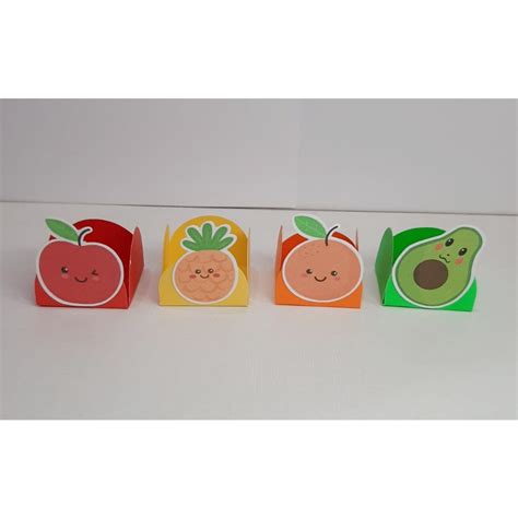 Forminha Docinho Personalizada Frutinhas Frutas Shopee Brasil