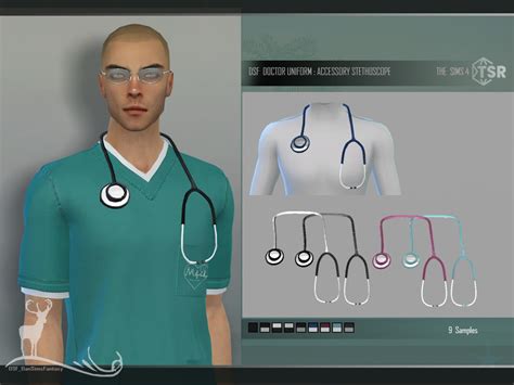 The Sims Resource DOCTOR UNIFORM AND STETHOSCOPE