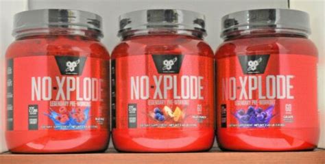 BSN N O XPLODE Pre Workout NO Xplode 2 45lb 60 Servings Choose Flavor