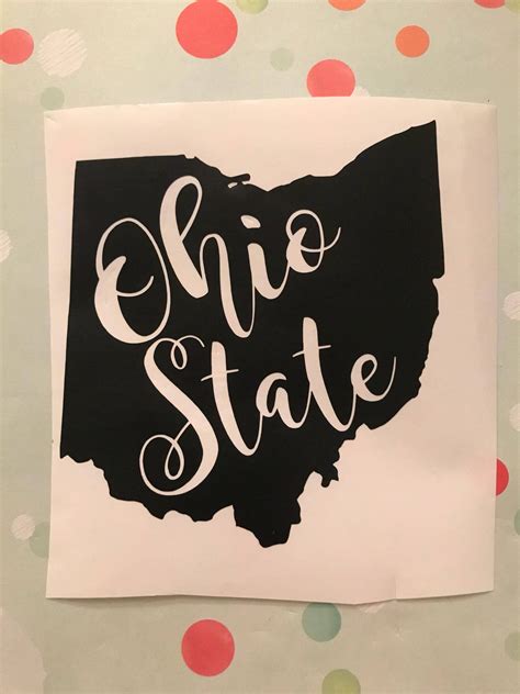 Script Ohio State Vinyl Decal | Etsy