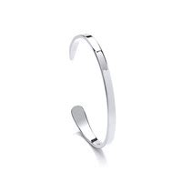 Simple Sterling Silver Cuff Bangle Cavendish French