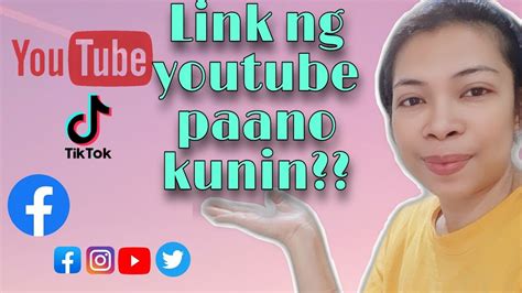 Paano Makuha Ang Link Ng Youtube Channel Youtube