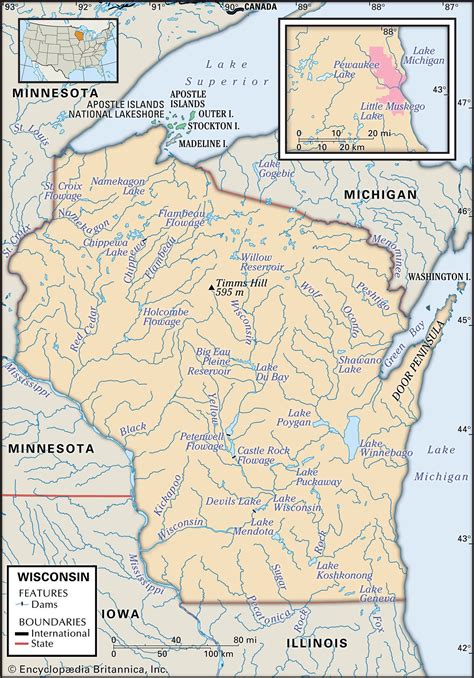 Wisconsin | Capital, Map, Population, Facts, Geography, & History