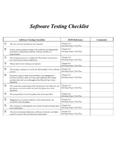 Free Software Checklist Samples In Ms Word Google Docs Apple