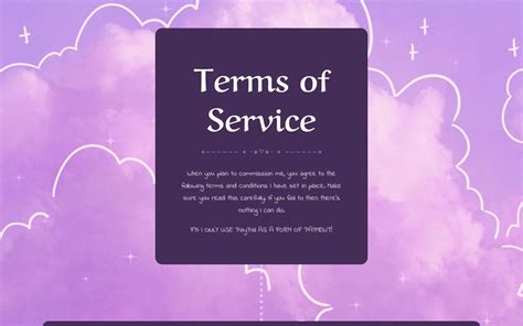 Terms Of Service