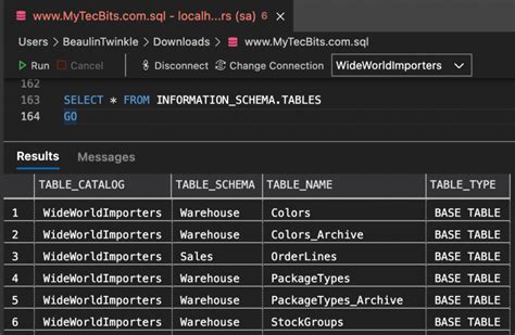 INFORMATION SCHEMA TABLES Vs SYS TABLES In SQL Server My Tec Bits