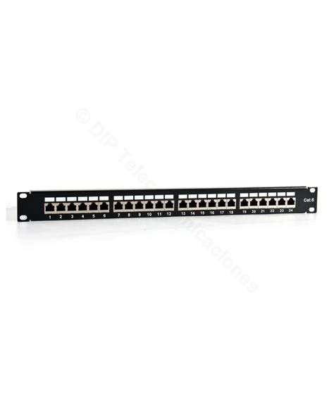 PATCH PANEL 19 CAT 6 24 PUERTOS FTP