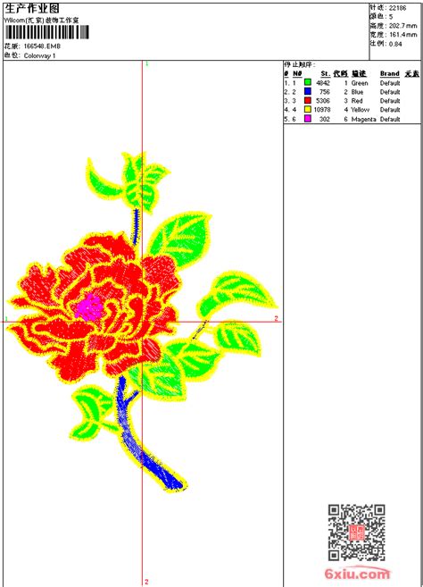 牡丹花刺绣图案 Emb版带绣花花样版带下载 会员免费绣花图案下载网友上传花版共享交换区联科绣花网 乐绣网