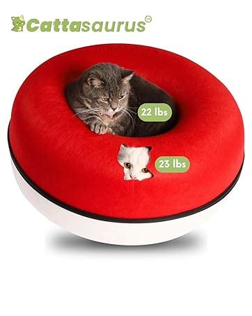 Amazon CATTASAURUS Peekaboo Cat Cave For Multiple Large Cats Up