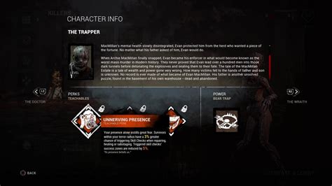 Dead By Daylight Special Edition Killerss Perks Powers And Backstory