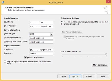 Steps To Manually Configure A Microsoft 365 Account In Outlook