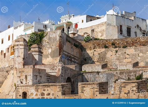 Ancient Fortress In Medina Old Tangier Morocco Stock Photo Image Of