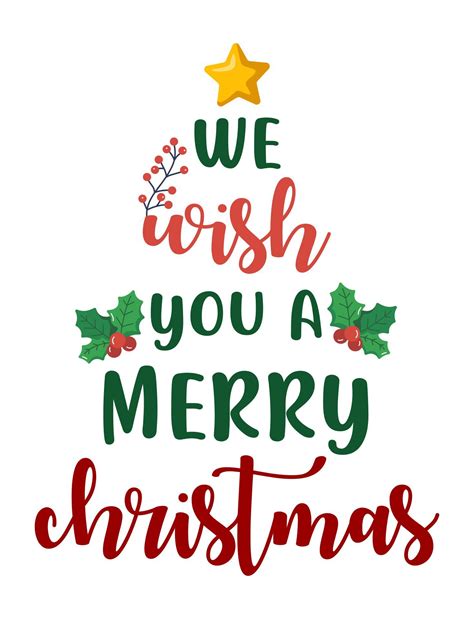 Merry Christmas Stencil - 15 Free PDF Printables | Printablee | Merry