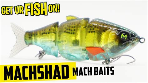 Mach Baits Machshad Jointed Segmented Bass Fishing Swim Bait Youtube