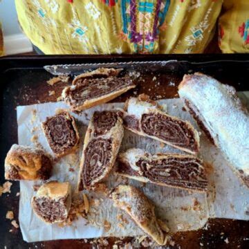 croatian nut roll povitica | nut roll recipe | croatian povitica recipe