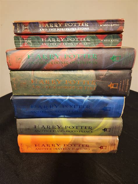 Harry Potter Series Set Of 7 Etsy