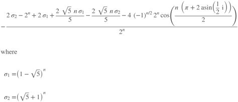 Using Matlab To Find A Generative Equation For A Sequence