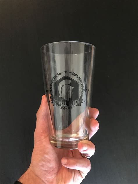 Recwell Pint Glass Design On Behance