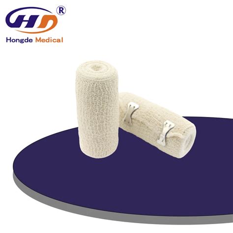 HD9 Medical Cotton Crepe Elastic Bandages For Wound Care Crepe