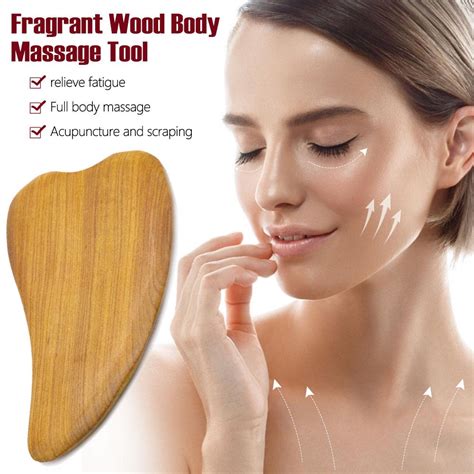 Buy Fragrant Wood Guasha Board Body Massage Tool Foot Reflexology