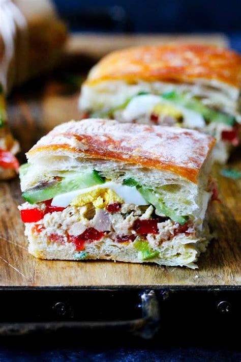 Pan Bagnat (Classic French Sandwich) - Eating European | Recipe ...