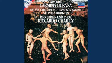 Orff Carmina Burana Cour D Amours Tempus Est Iocundum