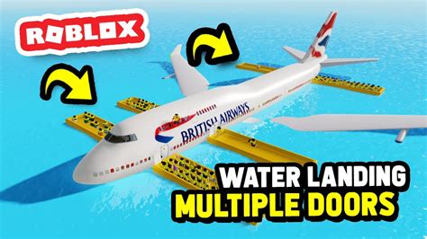 New MULTIPLE DOOR WATER LANDING In Cabin Crew Simulator Roblox YouTube