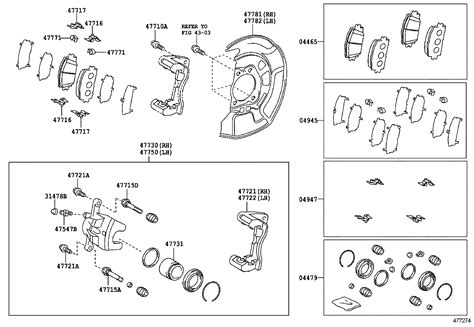 04478 33100 Cylinder Kit Disc Brake Front Toyota YoshiParts