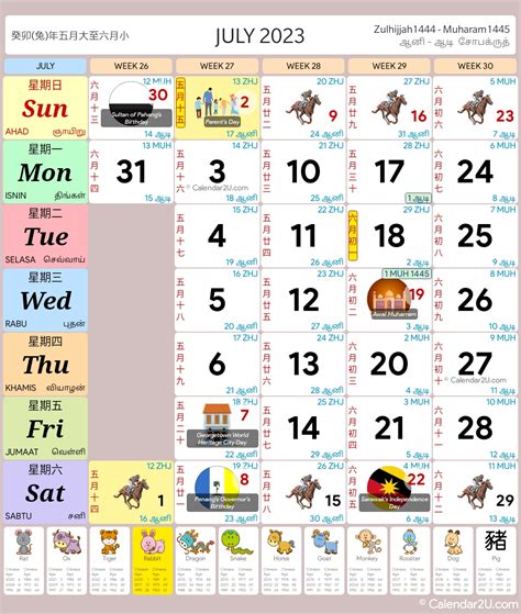 Kalendar Malaysia 2023 Kalendar Malaysia