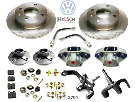 Kit Discos Mangos Baleros Balatas Mazas Caliper Vw Sedan Meses Sin