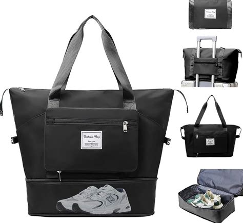 The Place To Be Opvouwbare Handbagage Reistas Unisex Zwart