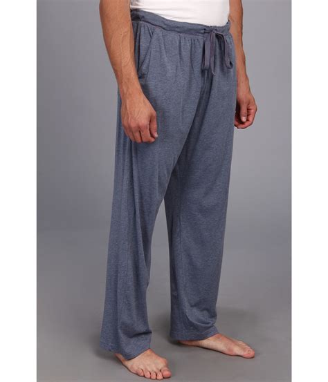 Tommy Bahama Big Tall Heather Cotton Modal Jersey Lounge Pant In Blue